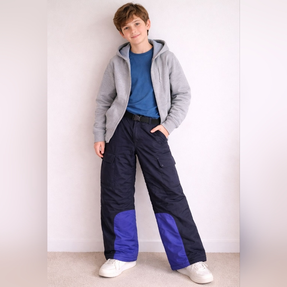 Lands' End Kids' Black and Blue Cargo One Piece